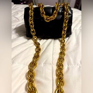 100% authentic Bottega Veneta padded cassette bag w/ chain